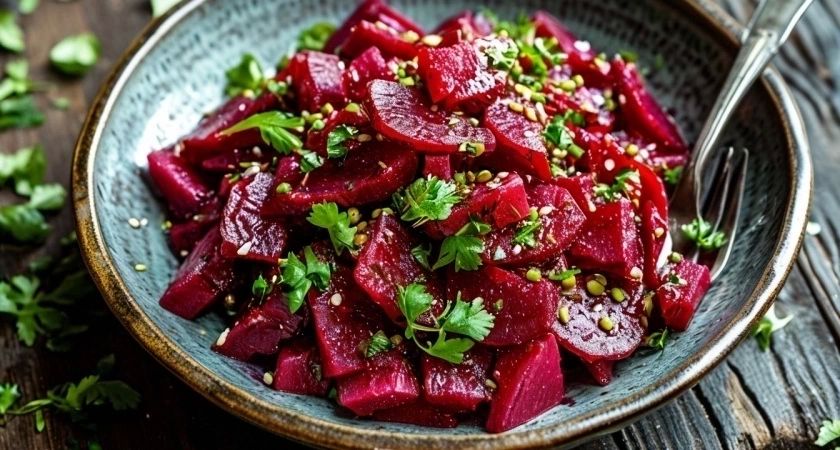 Салат «Королевский» со свеклой: такой вкусный, что домашние визжат от удовольствия — «Шуба» теперь в пролете Салат «Королевский» со свеклой: такой вкусный, что домашние визжат от удовольствия — «Шуба» теперь в пролете