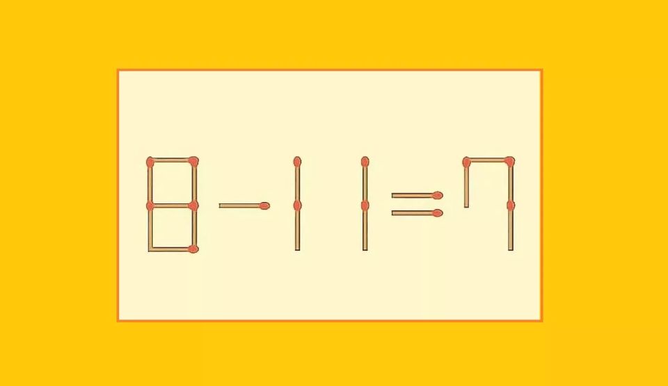   8?11=7      ?          