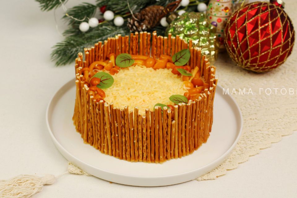 Новый взгляд на новогодний салат «Грибная полянка»