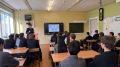 Начальник отдела информации и общественных связей УМВД региона Ксения Лукина встретилась с учениками 10 классов в рамках акции "Стоп, мошенник!"