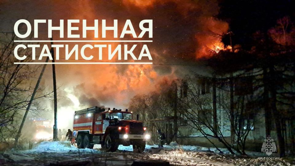O статистике пожаров и их последствиях за 10 месяцев 2025 года