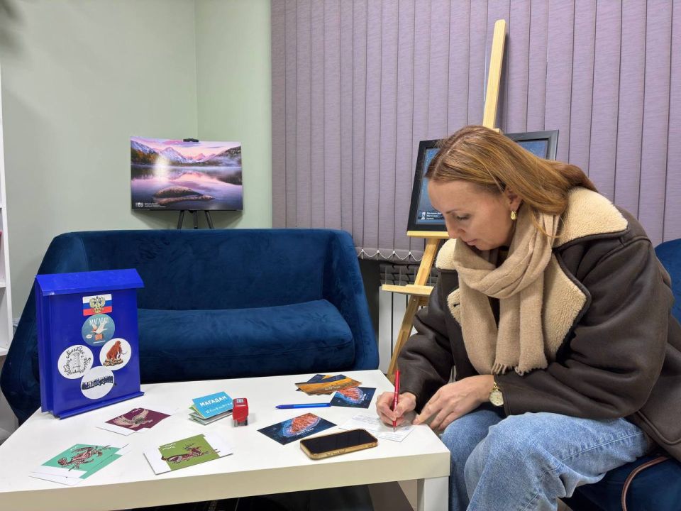 Более 50 открыток из столицы Колымы отправились по всей стране