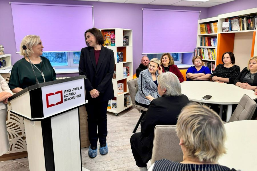 Модельную библиотеку торжественно открыли в поселке Дебин