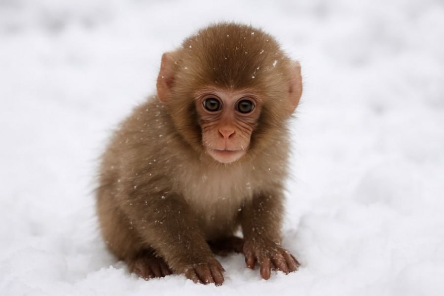 Обезьяна покусала людей в Магадане