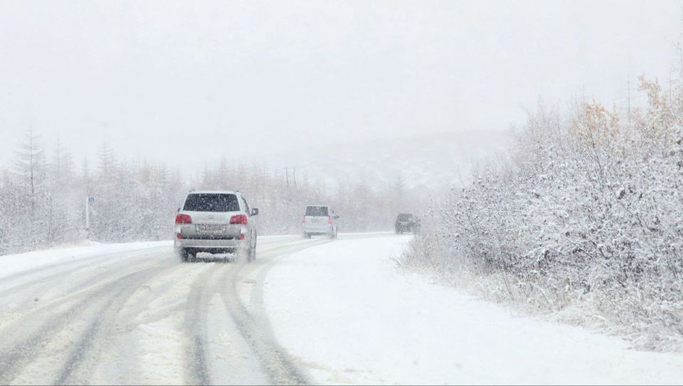 В среду, 12 ноября, в Магаданской области снежно и ветрено