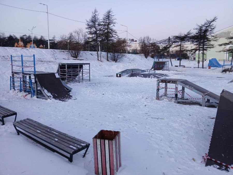 Популярный скейт-парк решили демонтировать в Магадане Популярный скейт-парк решили демонтировать в Магадане