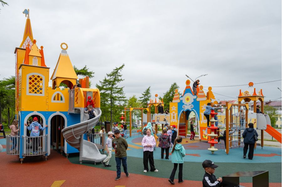 Интересные зоны для игр и отдыха появились в 2025 году в Магадане Интересные зоны для игр и отдыха появились в 2025 году в Магадане