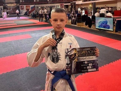 Магаданец Глеб Рябцев стал вице-чемпионом турнира по каратэ WKF «Прояви Характер»