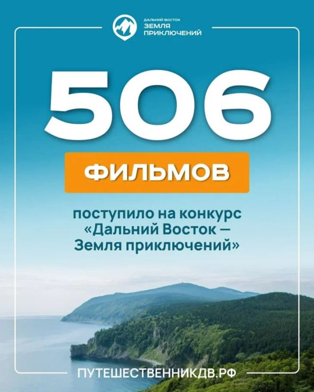 За полгода на конкурс «Дальний Восток – Земля приключений» поступило 506 фильмов