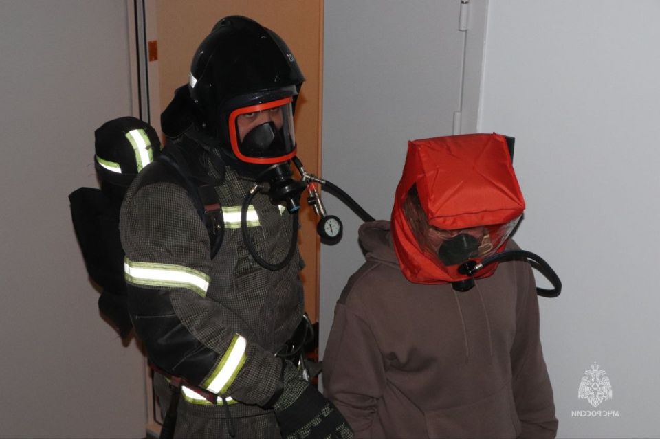 В бутик-отеле Территория прошли пожарно-тактические учения