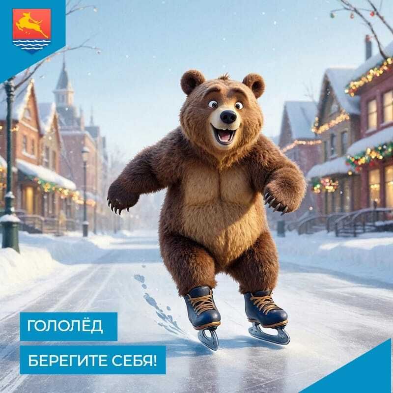 Спасатели рекомендуют магаданцам быть предельно внимательными и осторожными в связи с образовавшимся гололедом на тротуарах и проезжей части