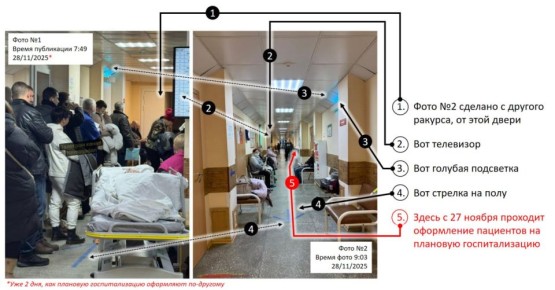 Утро началось с выяснения вопроса, как проходит госпитализация плановых пациентов в МОБ