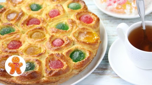 Легкий и Вкусный пирог „Самоцветы“