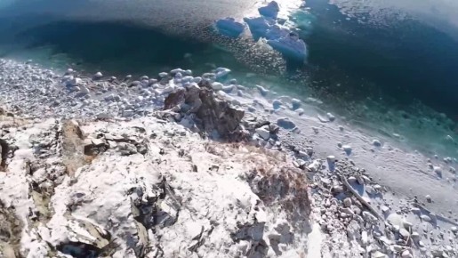 Путешественник запечатлел красоту заснеженного побережья Охотского моря