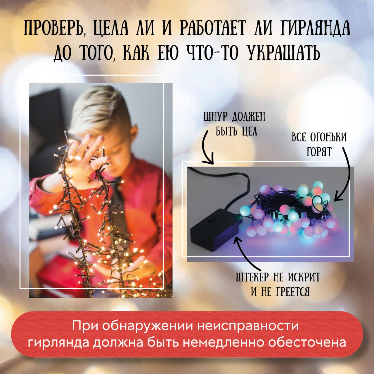 Выбирайте гирлянду правильно Выбирайте гирлянду правильно