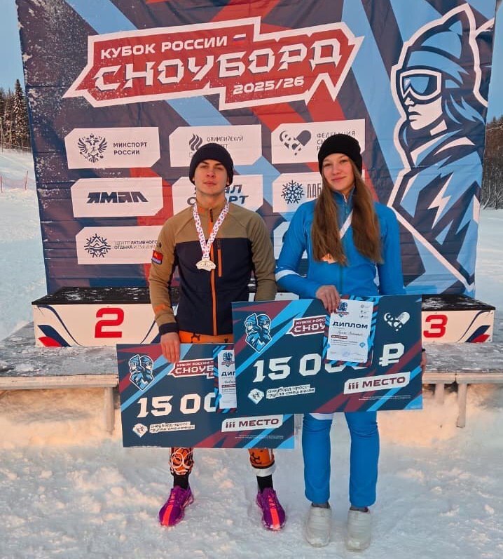 Магаданские сноубордисты завоевали 6 медалей на этапах Кубка России