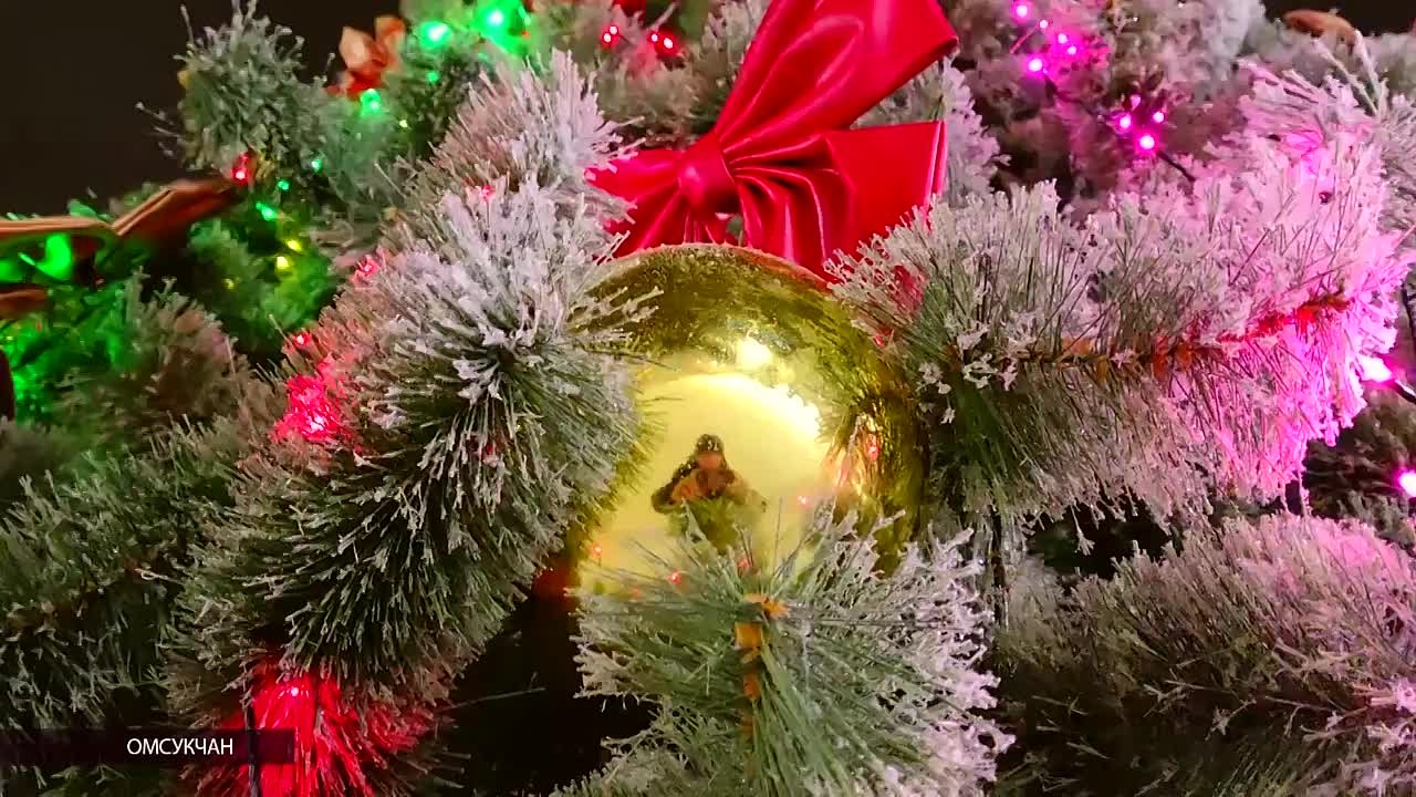 Огни зажглись на новогодней елке в Омсукчане