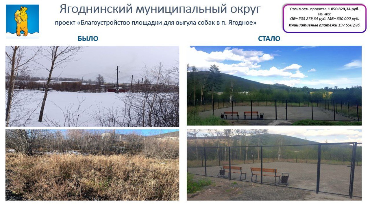 В Магаданской области успешно завершили инициативные проекты 2025 года в Ягодном, Усть-Омчуге, Тауйске и Стекольном