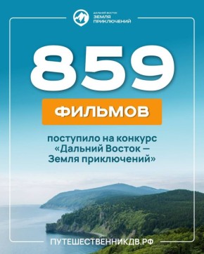 859 фильмов поступило на оценку жюри в III сезоне Всероссийского конкурса «Дальний Восток – Земля приключений»