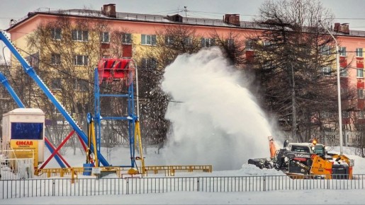 Колымские сугробы – одни из самых высоких в стране