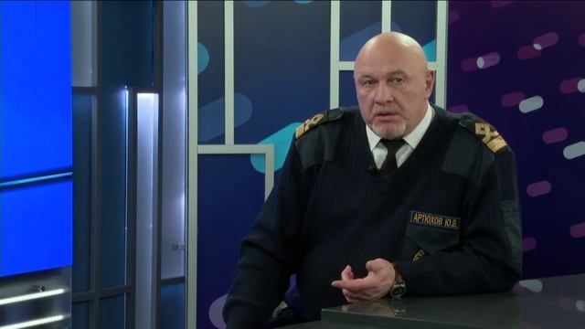 Актуальное интервью на тему ледовой обстановки и правил безопасности на льду для телеканала Колыма Плюс