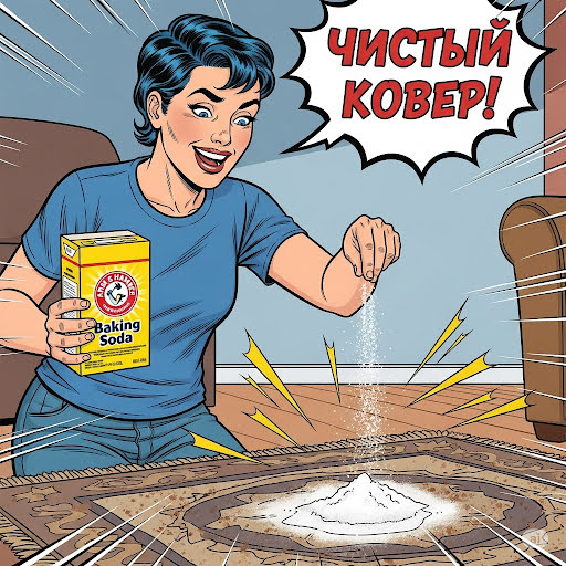 Как вернуть ковру свежесть с помощью простого лайфхака