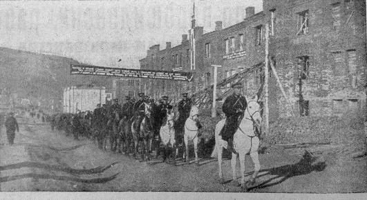 Дальстроевцы организовали в поселке Магадан конную базу в 1933 году