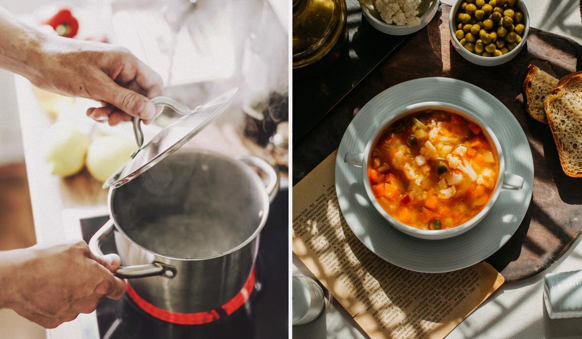 Как готовить суп: под крышкой или без?