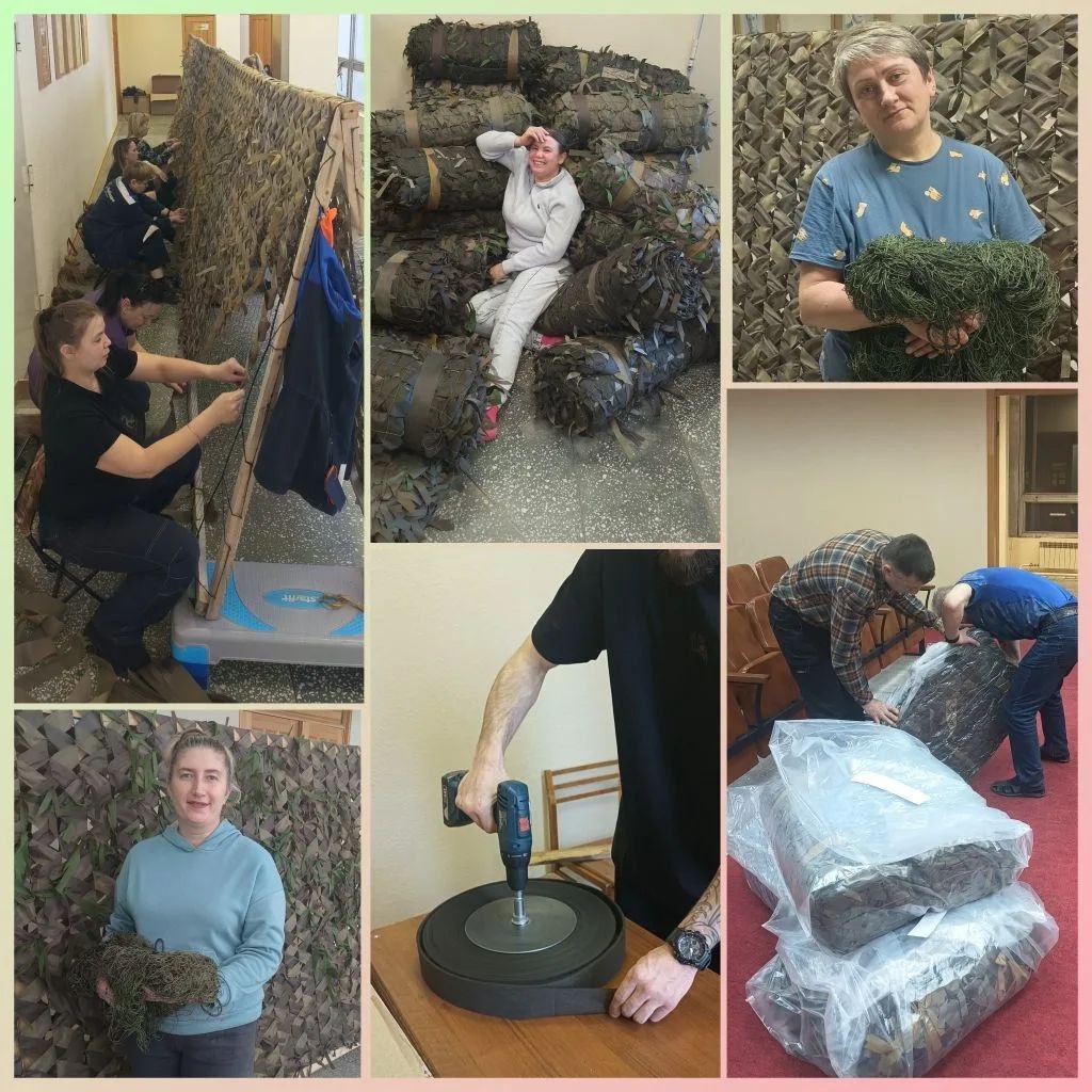 Более 400 маскировочных сетей сплели энергетики Магаданской ТЭЦ Более 400 маскировочных сетей сплели энергетики Магаданской ТЭЦ