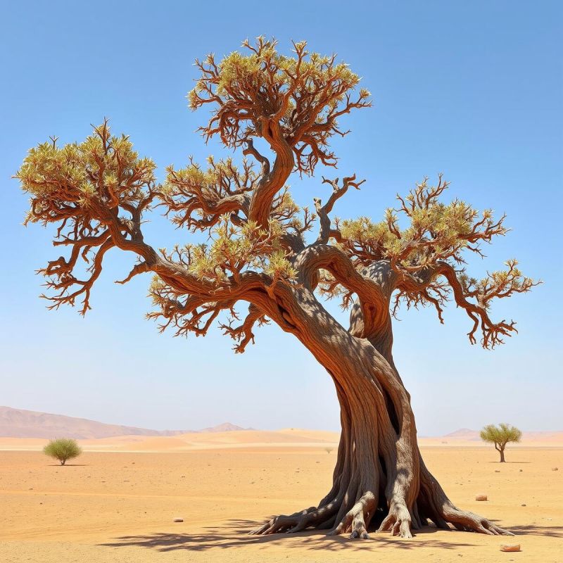 Секреты выживания: Как Adenium obesum справляется с многолетней засухой