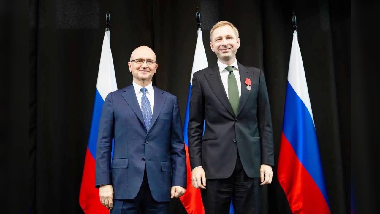 Максим Бродкин награжден медалью ордена «За заслуги перед Отечеством»