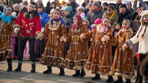 В Магадане прошёл праздник весенних встреч Дзяблу