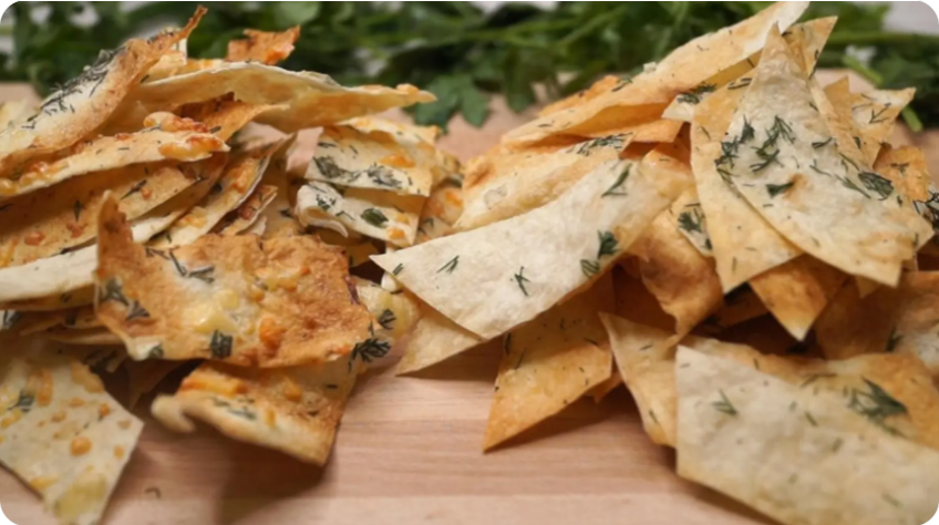 Неожиданные хрустящие чипсы за считанные минуты
