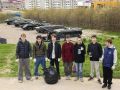 Школьники навели порядок в нагаевском сквере военной техники в Магадане