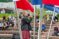 Краеведческим диктантом и праздничным концертом отметили День города в магаданском парке «Маяк»
