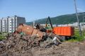 В Магадане с начала года демонтировали 24 незаконно установленных гаража