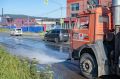 Мойка улиц, устройство газонов и ямочный ремонт