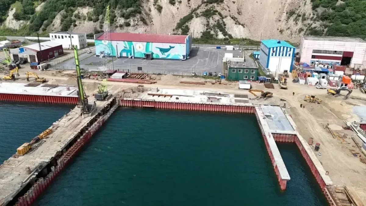 Строительство Морского туристического центра в Магадане идет в соответствии с графиком Строительство Морского туристического центра в Магадане идет в соответствии с графиком