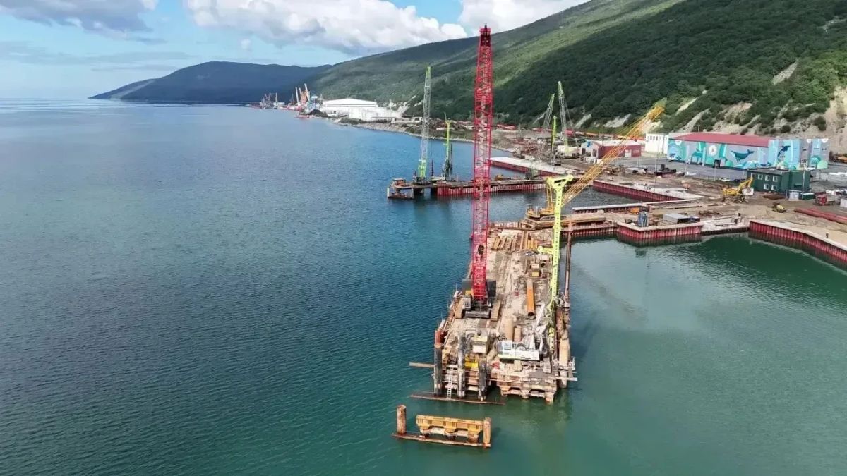 Строительство Морского туристического центра в Магадане идет в соответствии с графиком Строительство Морского туристического центра в Магадане идет в соответствии с графиком