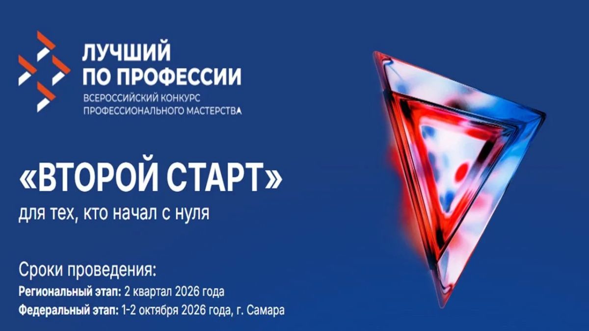1 – 2 октября 2026 года в городе Самаре пройдёт федеральный этап Всероссийского конкурса профессионального мастерства «Лучший по профессии» по номинации «Второй старт» для ветеранов специальной военной операции, которые...