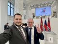 Сегодня в 8 утра проголосовал на избирательном участке № 8 в Центре культуры