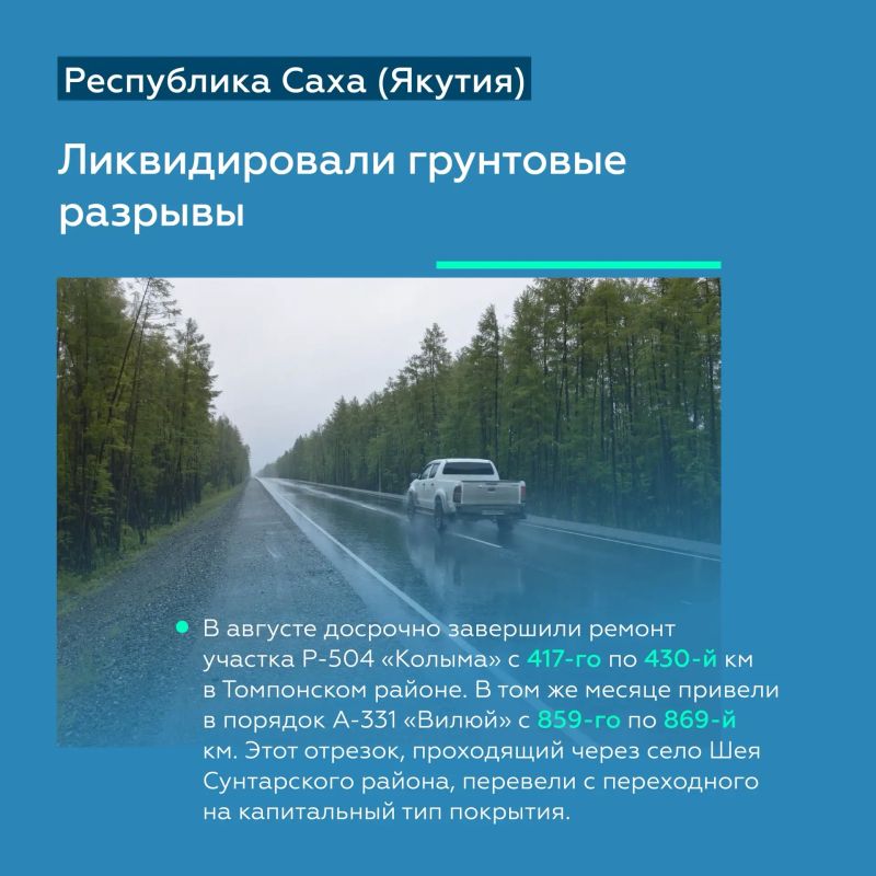 Более 150 км федералок Якутии приведём к нормативу до конца 2026 года Более 150 км федералок Якутии приведём к нормативу до конца 2026 года