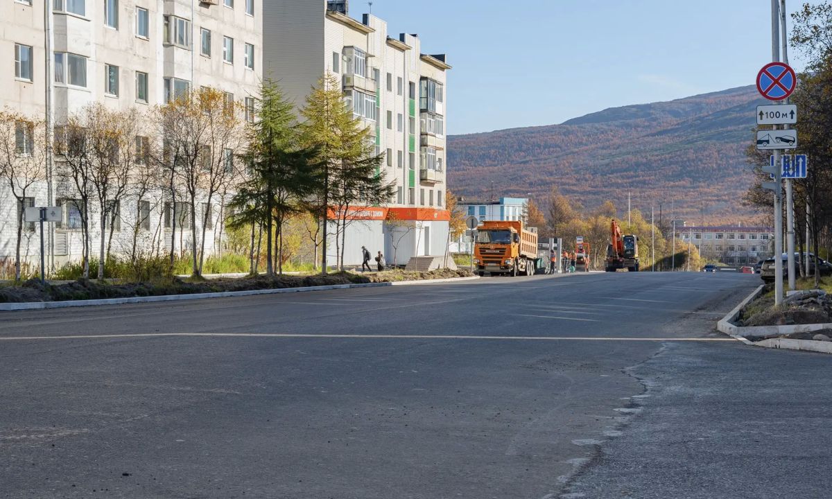 Лариса Поликанова: Продолжается капитальный ремонт ключевых магистралей Магадана