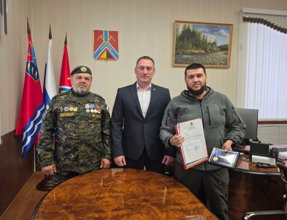 Сусуманец награжден медалью «Герой гуманитарной миссии» от Союза ветеранов СВО