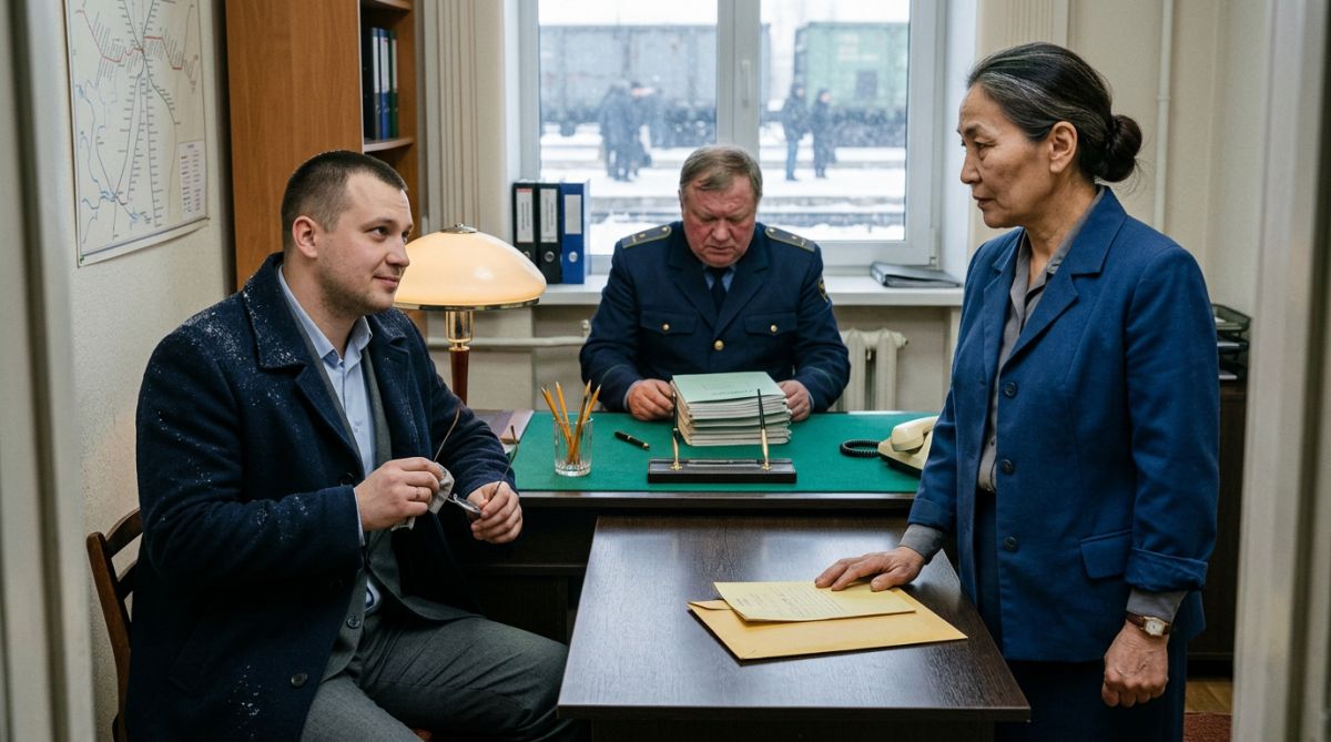 Она укрыла замёрзшего студента — и спустя годы он спас её вокзал